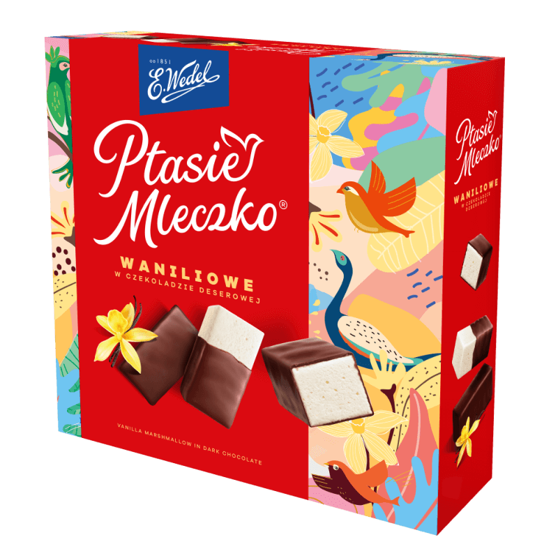 Ptasie Mleczko Vanille 340g Wedel