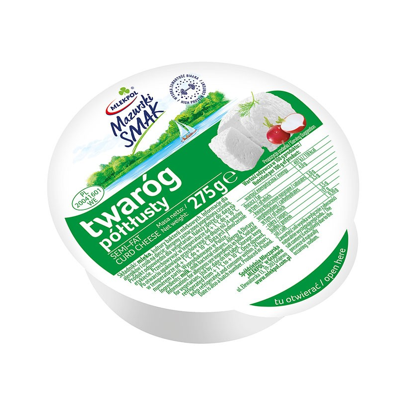Twarog Demi-Gras 275g Mlekpol