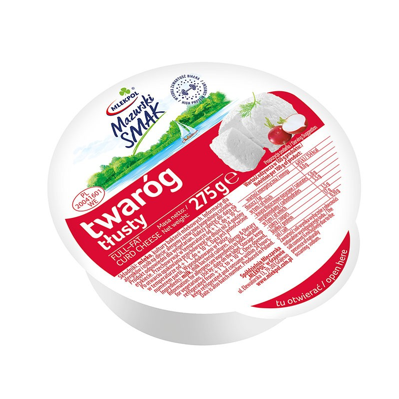 Twarog Gras 275g Mlekpol