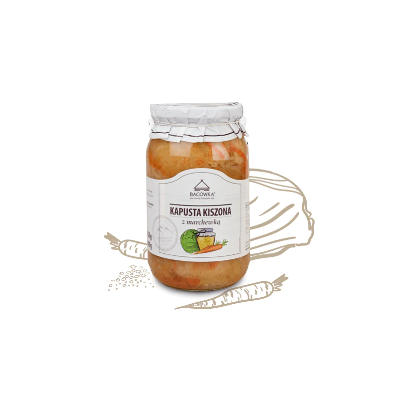 Choucroute fermentée aux carottes 820g Bacowka