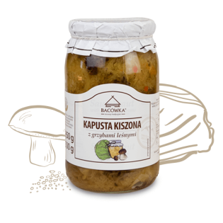 Choucroute aux champignons 850g Bacowka