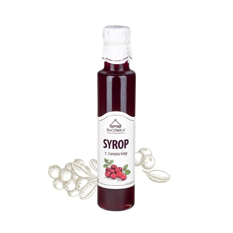 Sirop Canneberge bacowka 315g