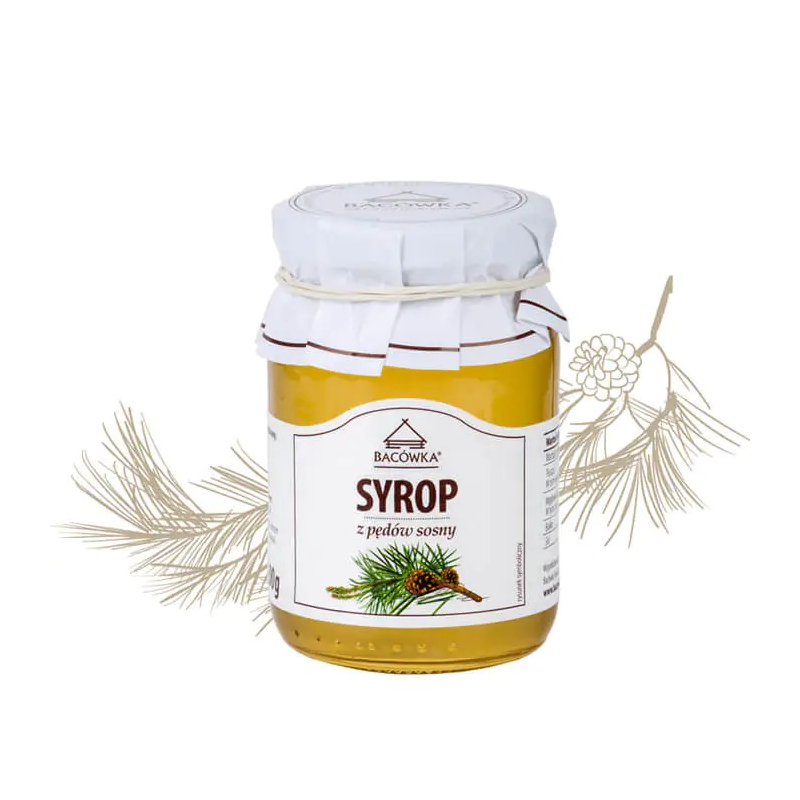 Sirop de pousses de pins bacowka 200g