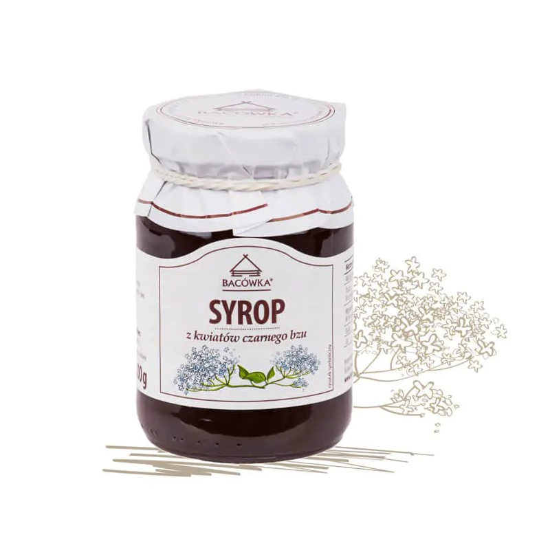 Sirop Fleur de sureau bacowka 200g