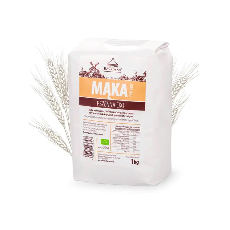 Farine de Blé Bio 1kg Bacowka
