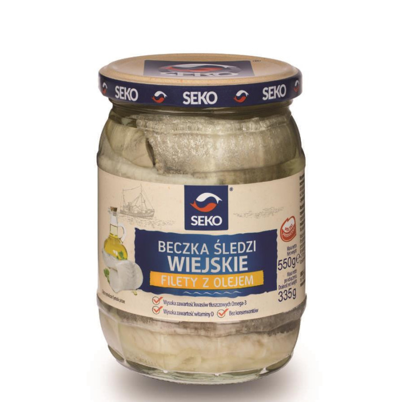 Filet de Hareng 550g SEKO