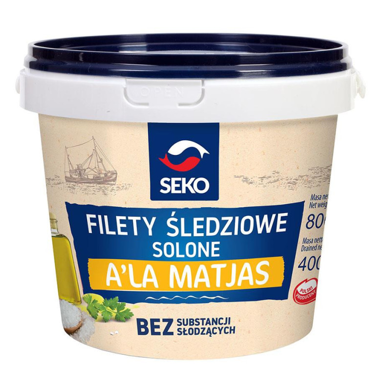 Hareng façon Matjas 800g SEKO