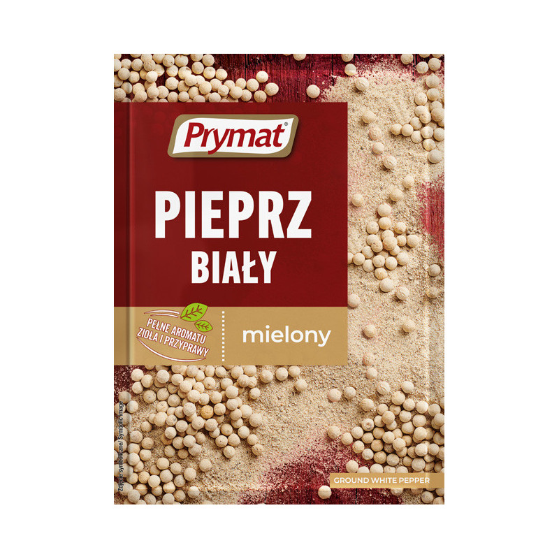 Poivre blanc moulu 15g Prymat
