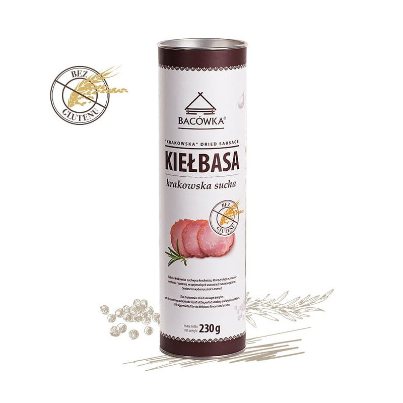 Saucisson sec de Cracovie en tube 230 g