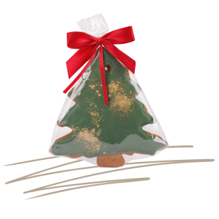 Sapin de Noël en pain d'épice 60 g