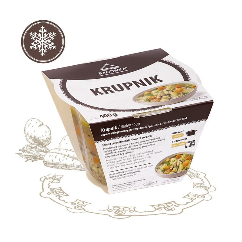 Krupnik (soupe à l'orge et aux légumes) 400g