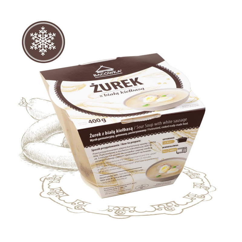 Zurek (Soupe aigre au seigle avec saucisse blanche) 400 g
