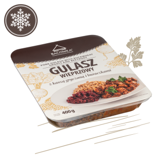 Goulash de porc au sarrasin et à la betterave 400 g