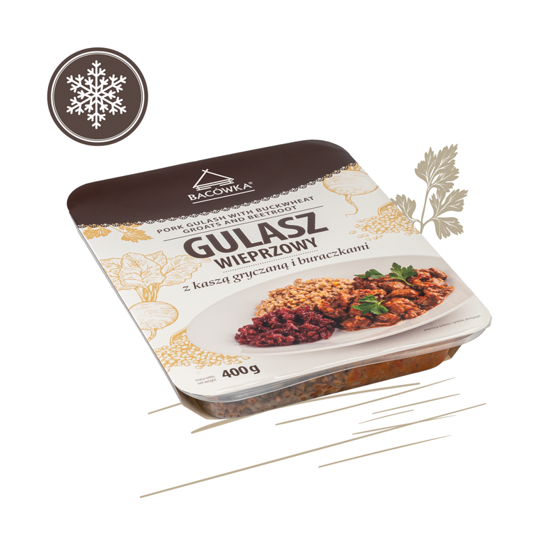Goulash de porc au sarrasin et à la betterave 400 g