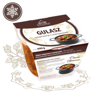 Goulasz (Ragoût de porc aux légumes) 400 g