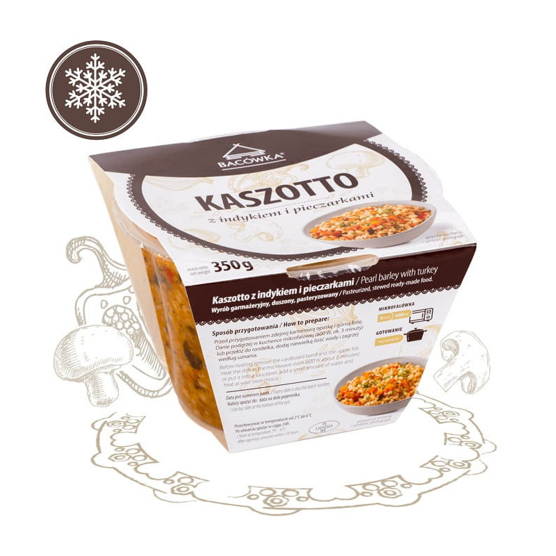 Kaszotto à la dinde et aux champignons 350 g