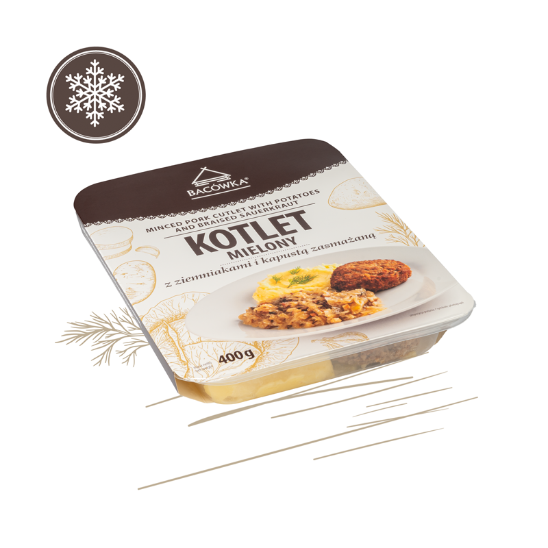 Snycel avec pommes de terre et chou sauté 400 g