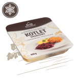 Escalope de volaille avec pommes de terre et betteraves 400 g