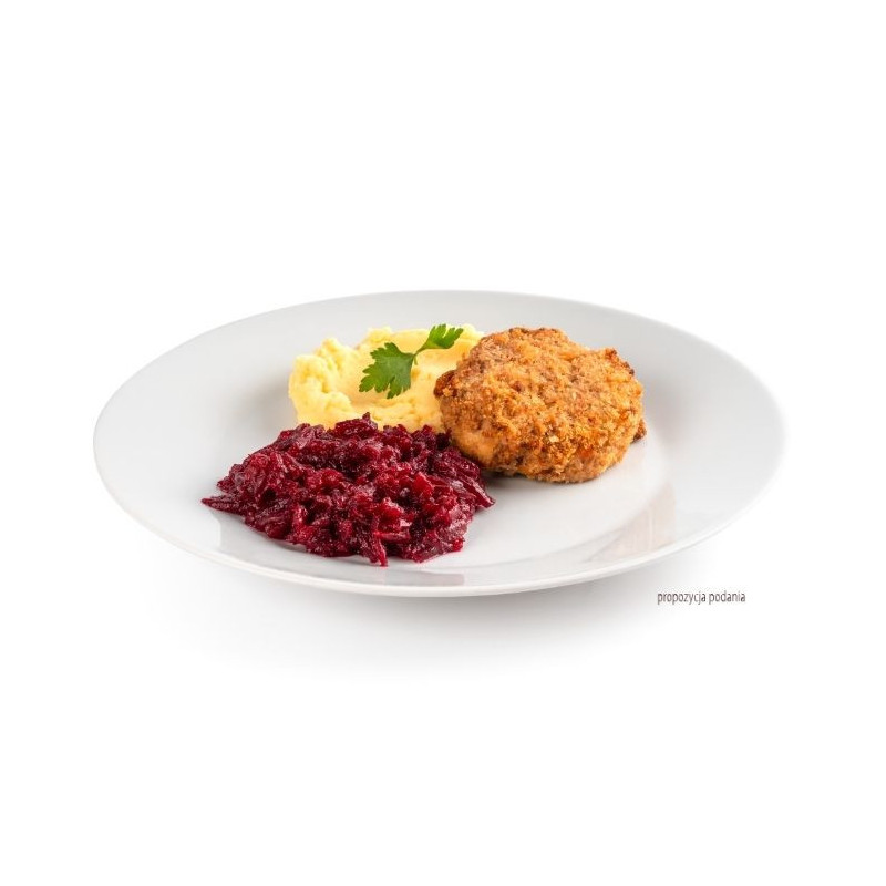 Escalope de volaille avec pommes de terre et betteraves 400 g